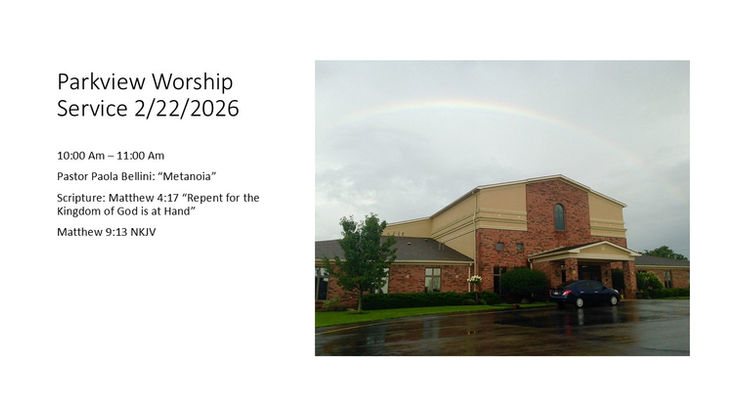 Parkview Worship Service 2/22/2026